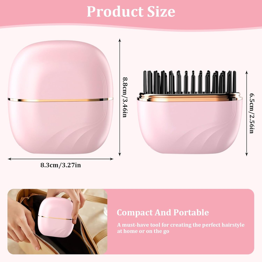 Mini Peine Alisador de Pelo Portátil