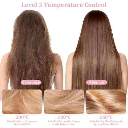 Mini Peine Alisador de Pelo Portátil